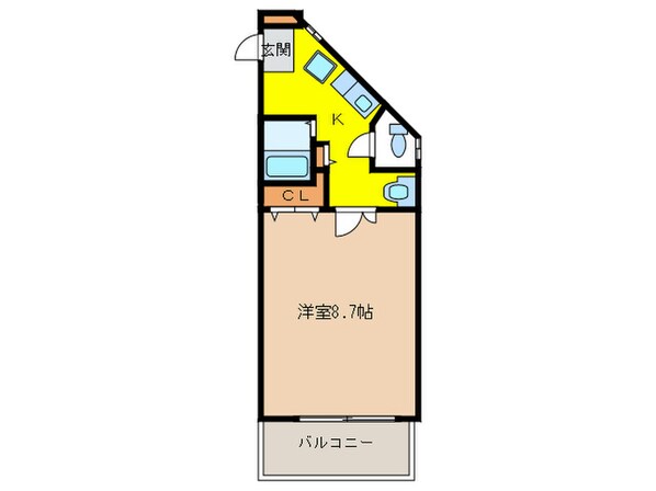 プルメリア大橋の物件間取画像